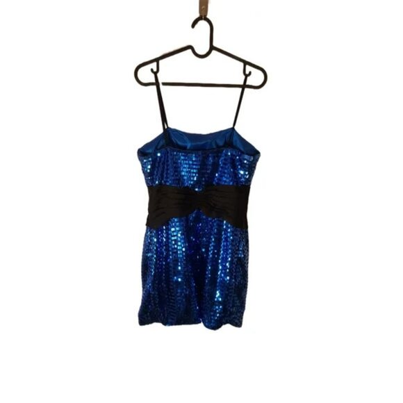 ALYCE PARIS Royal Blue Sequin Prom Dress, size 10 - Picture 3 of 6